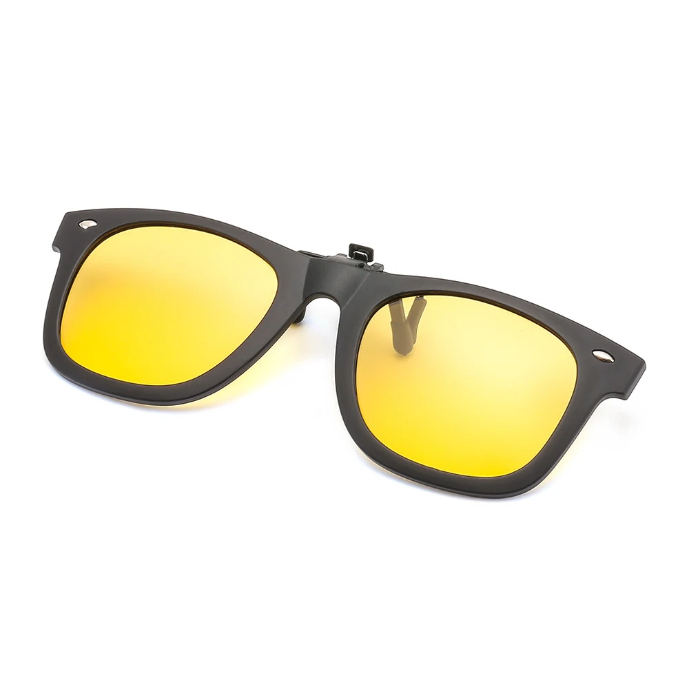 Mitin Polarized Clip On Sunglasses Color Film Trendy Unique Flip Up Design Sunglasses, a must have for your style. — photo 3