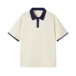 Beige Apricot Navy Blue