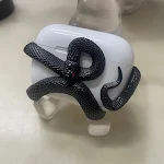 Creative Snake Series Silicone Earphone Case Protect your wireless earphones in style. Creative snake design, easy to cl — photo 6