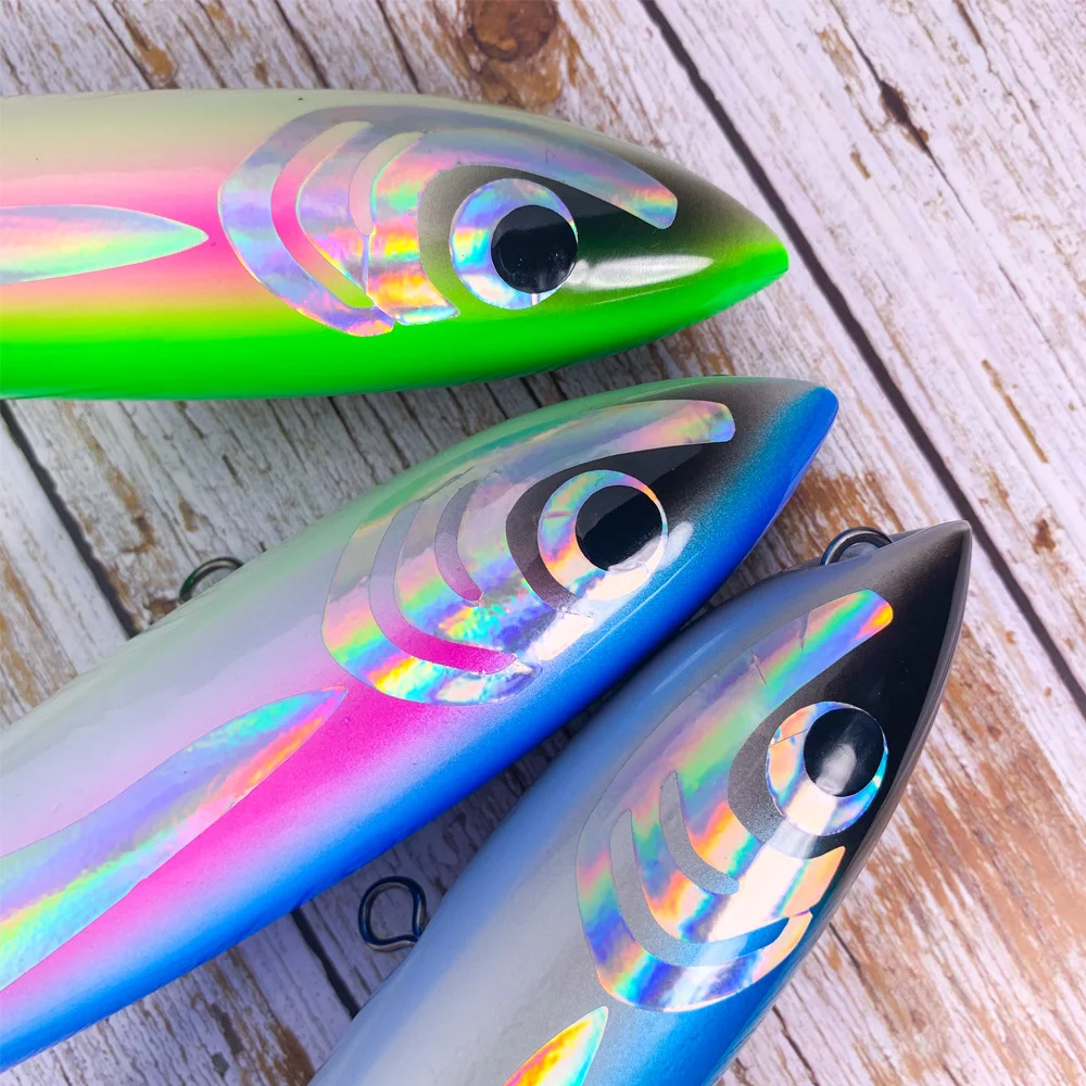 Esche da Pesca Floating Water Pencil Wood Fishit Bait. Attira i pesci in superficie con l'azione realistica e il design in legno. — foto 5