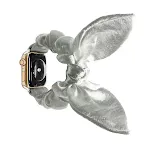 Compatível com maçã, cetim bowknot ouvido tira de cabelo elástico maçã iwatch watch band — foto 4