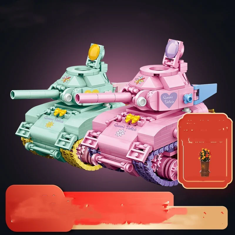 Title 4, Quebra-cabeça 3D de modelo de tanque para monta...