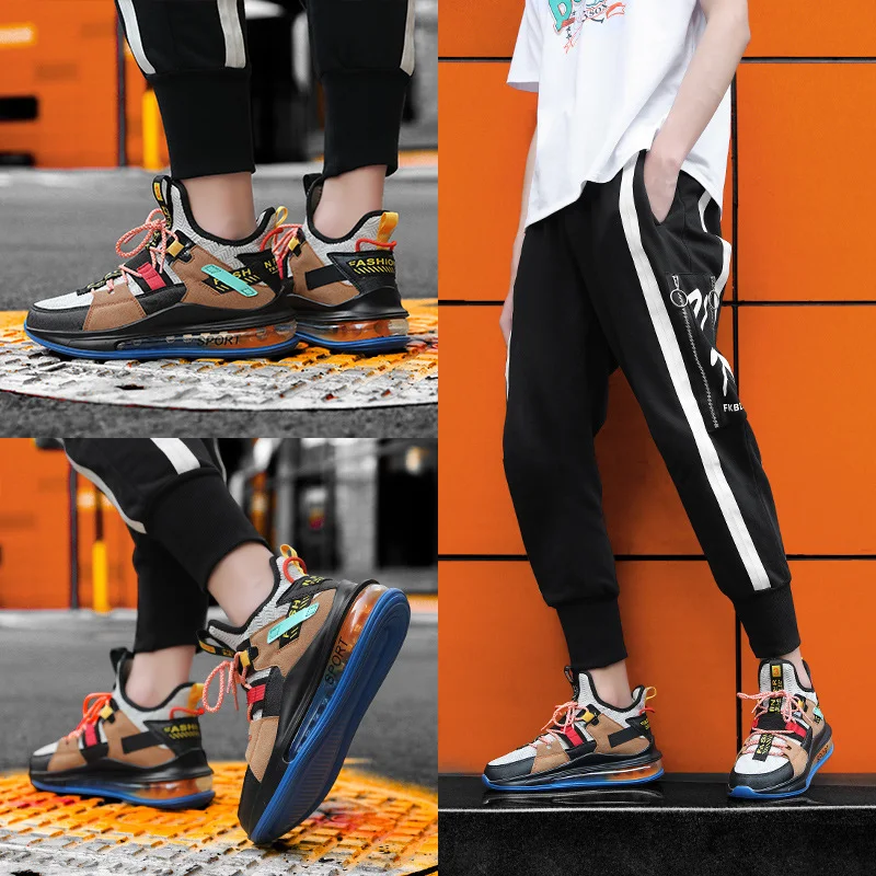 Spring trend air cushion shoes for men. Experience ultimate comfort and style with these breathable, lightweight sneaker — photo 3