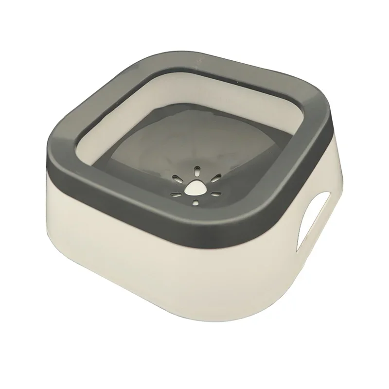 Title 10, Anti-splash Water Bowl For Dogs 1L Large Capaci...
