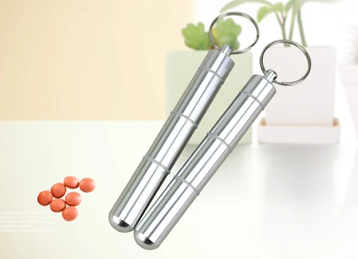 Title 5, Multi Section Aluminum Alloy Medicine Bottle Se...