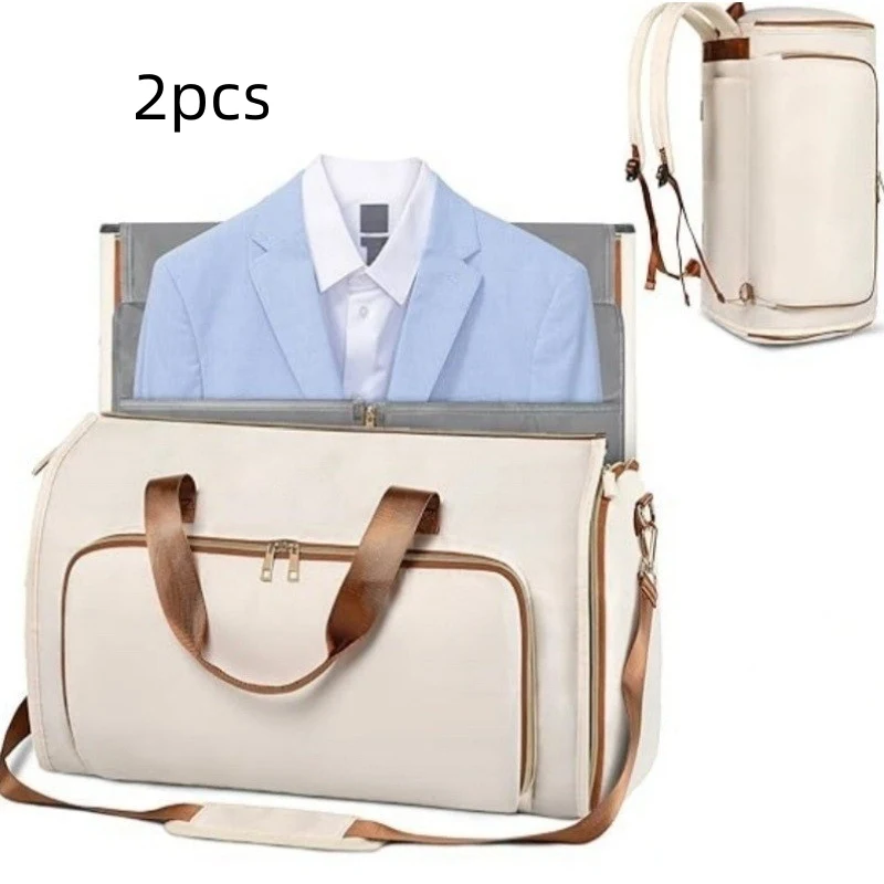 Convertible Cloth Wear-resistant Folding Garment Suit Bag Crossbody Rotatable Backpack for Travel and Storage — photo 12