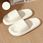 Slip-on zomer EVA slippers dames, antislip voor binnen en badkamer. Comfortabele huisslippers voor koppels, heren en dames. — foto 7