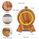 Smart APP aromatherapy machine for essential oils. Control diffusion, create relaxing atmospheres, and enhance your well — photo 2