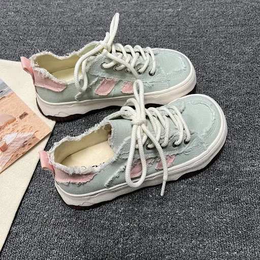 Title 2, Mango Head Platform White Shoes. Comfortable an...