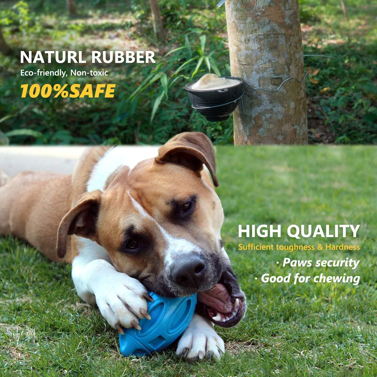 Durable Rubber Sounding Rugby Dog Toy, Wear Resistant and Bite Resistant Dog Ball, perfect for interactive play and fun. — photo 6