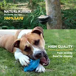 Durable Rubber Sounding Rugby Dog Toy, Wear Resistant and Bite Resistant Dog Ball, perfect for interactive play and fun. — photo 6