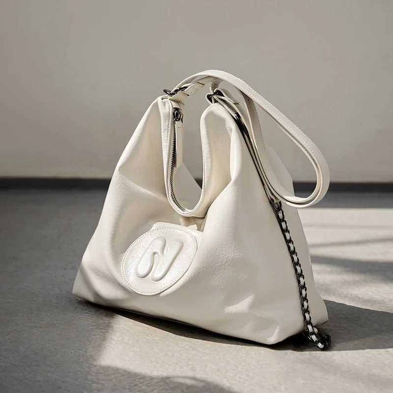 Bolsa Tote de Couro Macio com Design Especial Grande Capacidade e Alça de Ombro Perfeita para Uso Diário e Trabalho — foto 1