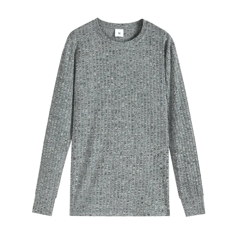 Men's Fitness Knitted Bottoming Shirt, Breathable and Form-Fitting. Perfect for Training and Layering under other clothe — photo 2