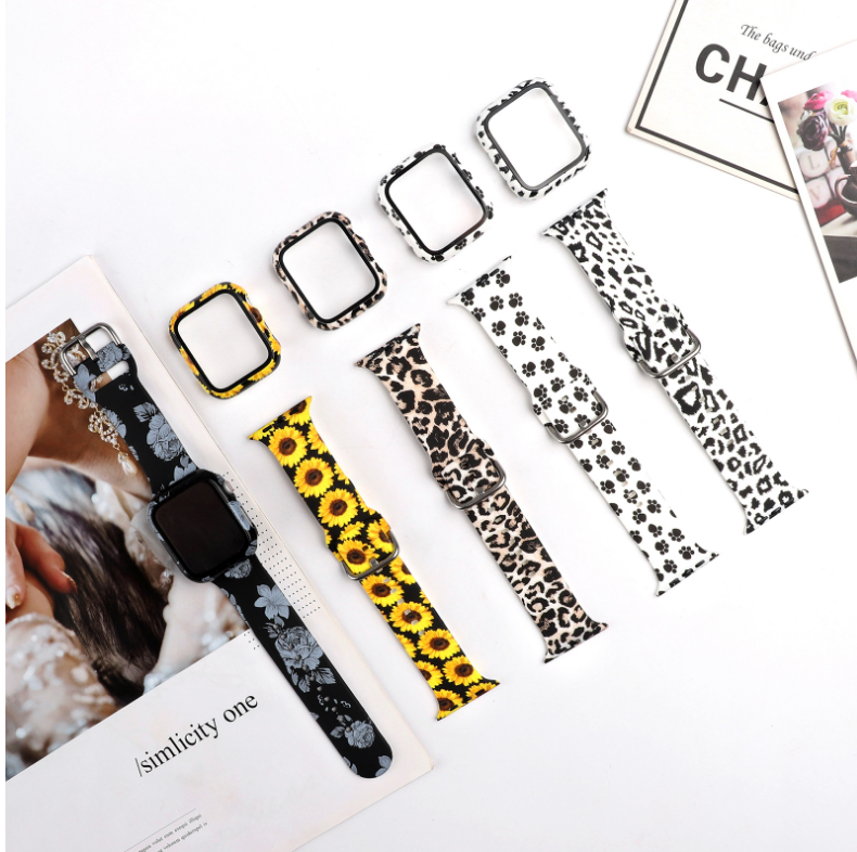 Title 1, Trendy Fashion Printed Silicone Watch Strap for...