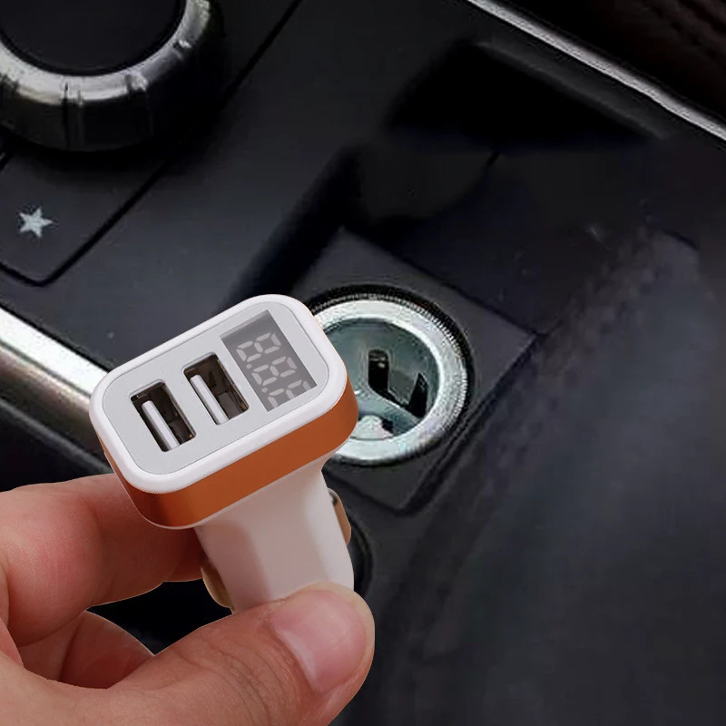 Title 5, New Digital Display 2.1A Multi-function Car Cha...