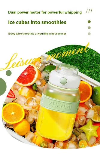 Title 9, Large Capacity Portable Sports Juicer Cup Blend...