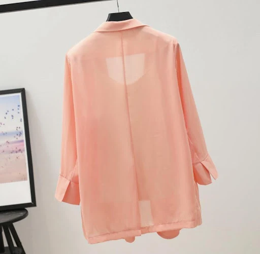 Title 4, Womens Chiffon Suit Jacket Loose Sunscreen Clo...