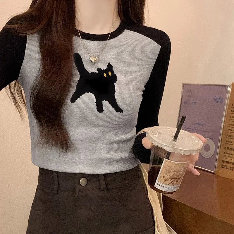 Title 4, Camiseta feminina de manga comprida início do o...