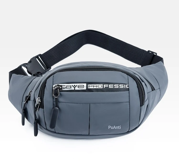 Bolsa de ombro masculina esportiva de peito em nylon. Design moderno e funcional, ideal para atividades físicas e uso diário. Conforto e estilo. — foto 1
