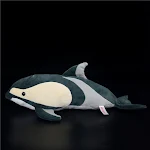 Boneca de pelúcia fofa Golfinho Ma Le! Brinquedo de pelúcia macio para abraçar e brincar. Presente perfeito para crianças. — foto 4