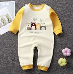 Macacão de manga longa para manter o bebê aquecido. Conforto e proteção para seu pequeno em dias frios. Ideal para dormir e brincar. — foto 1
