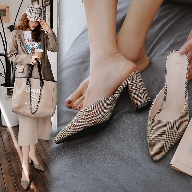 Women's New Fashion Pointed High Heel Sandals and Slippers. Elevate your style with these comfortable and elegant footwe — photo 3