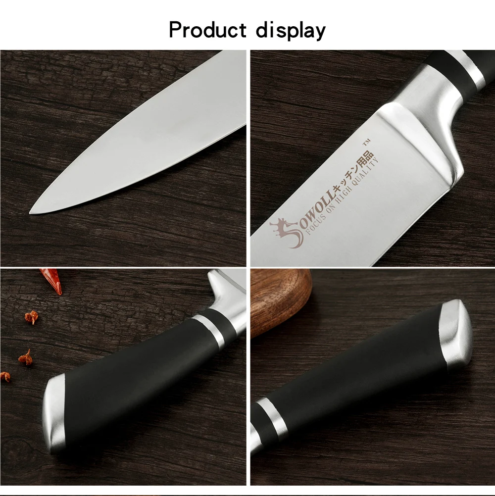 Title 9, 6 Piece Knife Set for All Your Cutting Needs. S...