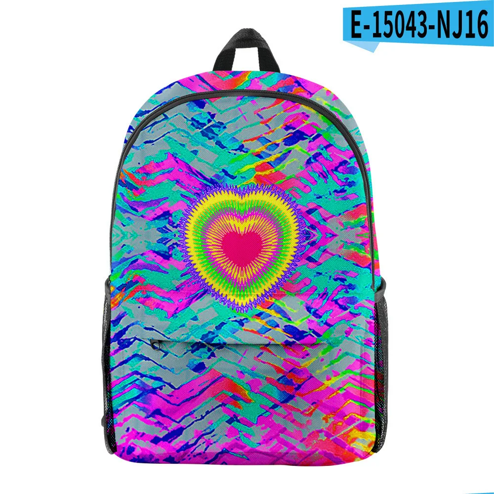 Mochila Digital Tie-dye com Elementos de Personalidade e Cor Periférica — Leve tudo com estilo e expresse sua individualidade. — foto 13