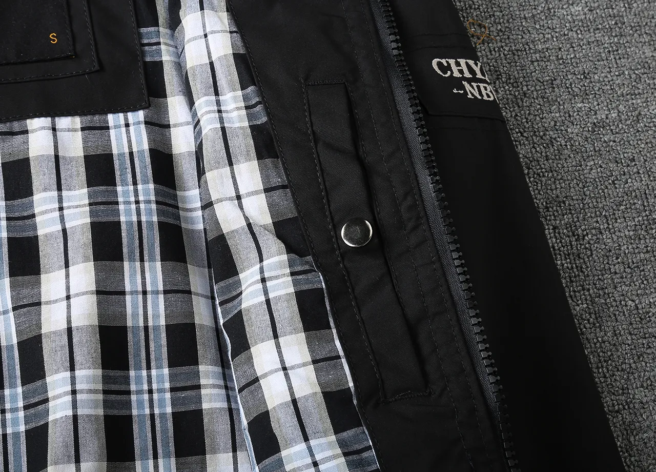 Jaqueta Casaco Duplo Gola Alta Masculina Cor Sólida para Jovens e Homens de Meia-idade, Elegância e Conforto — foto 4