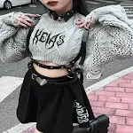 Grey with strap