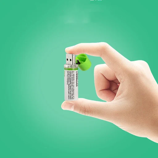 Title 4, 1.5V USB Rechargeable Battery for convenient us...