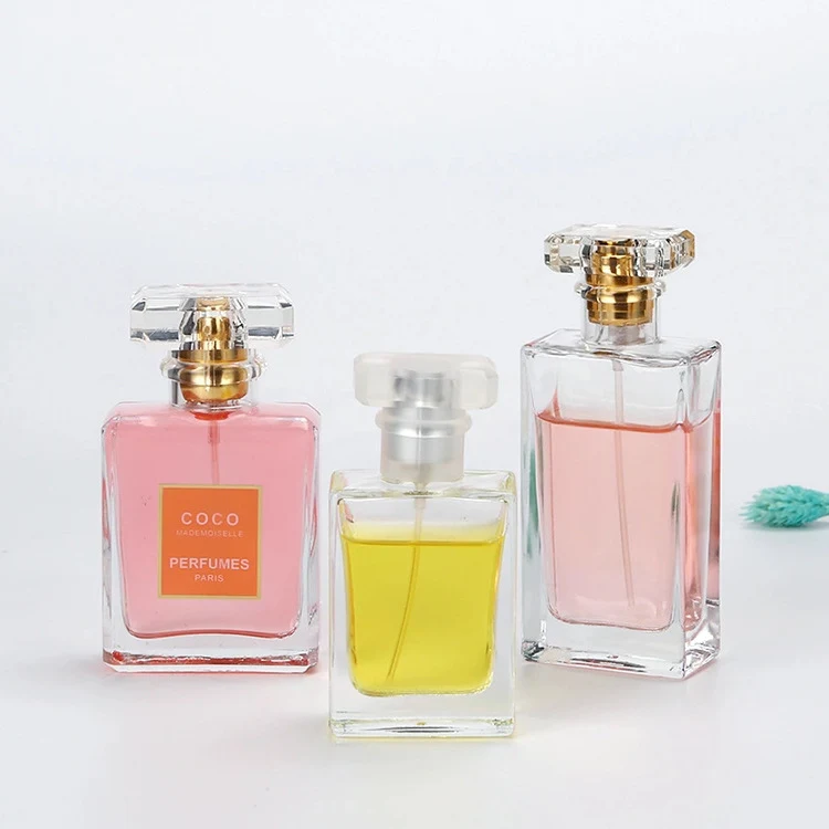 Clear Cosmetics Bottle Glass Perfume Separate. Elegant, easy to use glass bottle, perfect for storing and applying your — photo 2