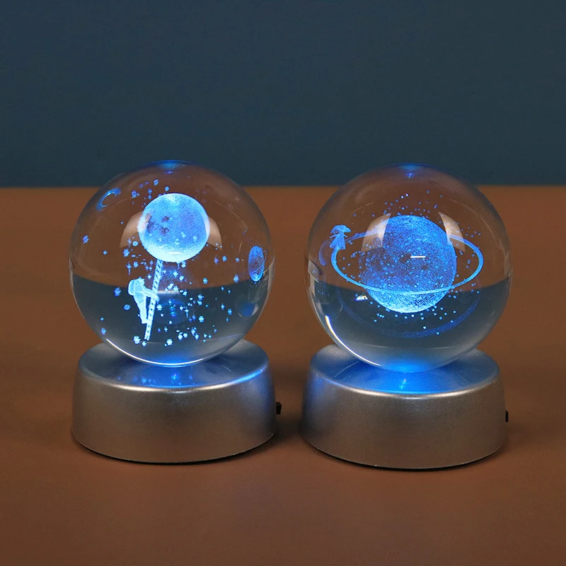 Title 5, Starry Galaxy Series Crystal Ball Luminous 3D C...