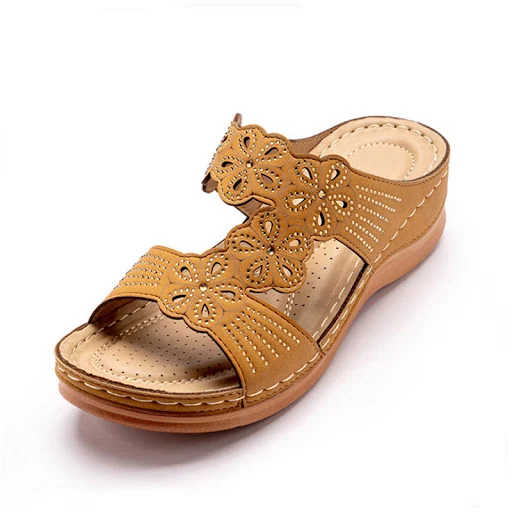 Title 8, Rhinestone Casual Slope Heel Slippers for women...