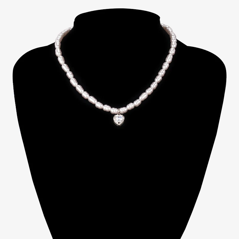 Colar e pulseira de pérolas barrocas com formato irregular para férias e celebridades da internet. Estilo retrô, perfeito para viagens. — foto 3