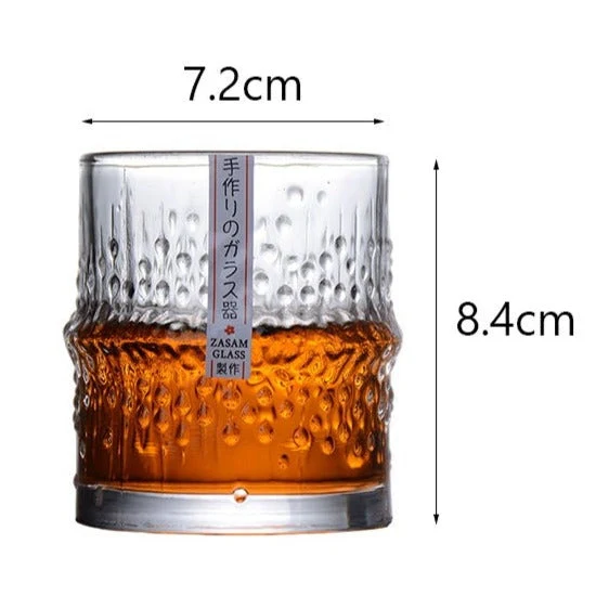 Creative Japanese Whiskey Hammered Wine Glass Elevate your drinking experience with this unique, stylish glass. Perfect — photo 4
