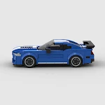Moc City Shelby GT500 Carro de Corrida Blocos de Construção Educativos para Crianças Estimula Criatividade e Desenvolvimento Infantil — foto 11