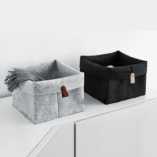 Title 9, Felt storage basket