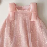 Sommerkleid für Mädchen, ärmellos, Western-Style, modisch, Pailletten, Gaze, Bud-Kleid für heiße Tage. — foto 26