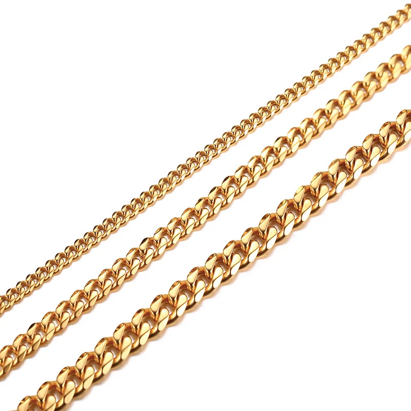 Colar Duplo Feminino Dourado Estilo Cubano, Design Europeu e Americano, Sofisticação e Charme para Você. — foto 4