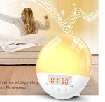 Wi-Fi Smart Sunrise and Sunset Simulation Wake Up Light with Phone Charging, Wake Up Naturally and Sleep Better — photo 5