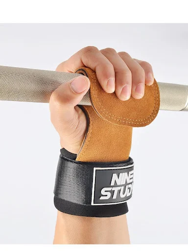 Title 4, Three-Layer Thick Cowhide Fitness Gloves for Me...