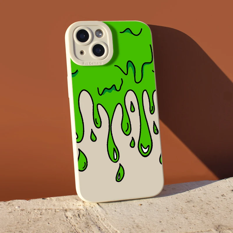 Title 5, Graffiti Contrast Color Phone Case Stylish phon...