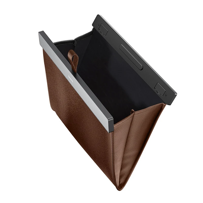 Magnetic suction car rear seat trash can. Keeps your car clean and organized. Easy to install and use. Perfect solution — photo 3
