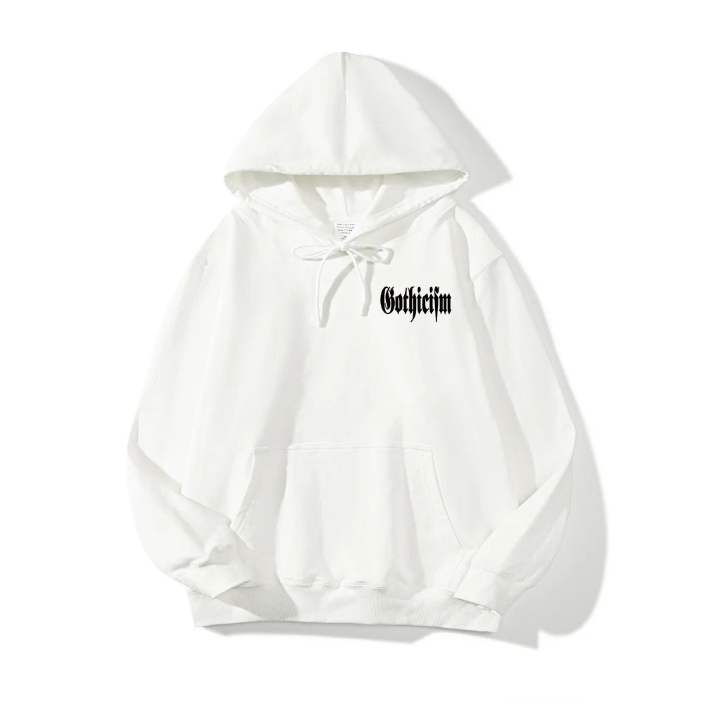Title 8, Moletom com capuz masculino estilo gótico hip h...