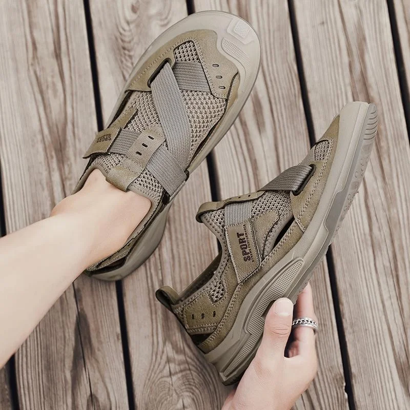 Herren Sandalen Outdoor-Strandschuhe Komfortable & robuste Schuhe für Strand, Wanderungen, Freizeitaktivitäten und warme Sommertage — foto 3