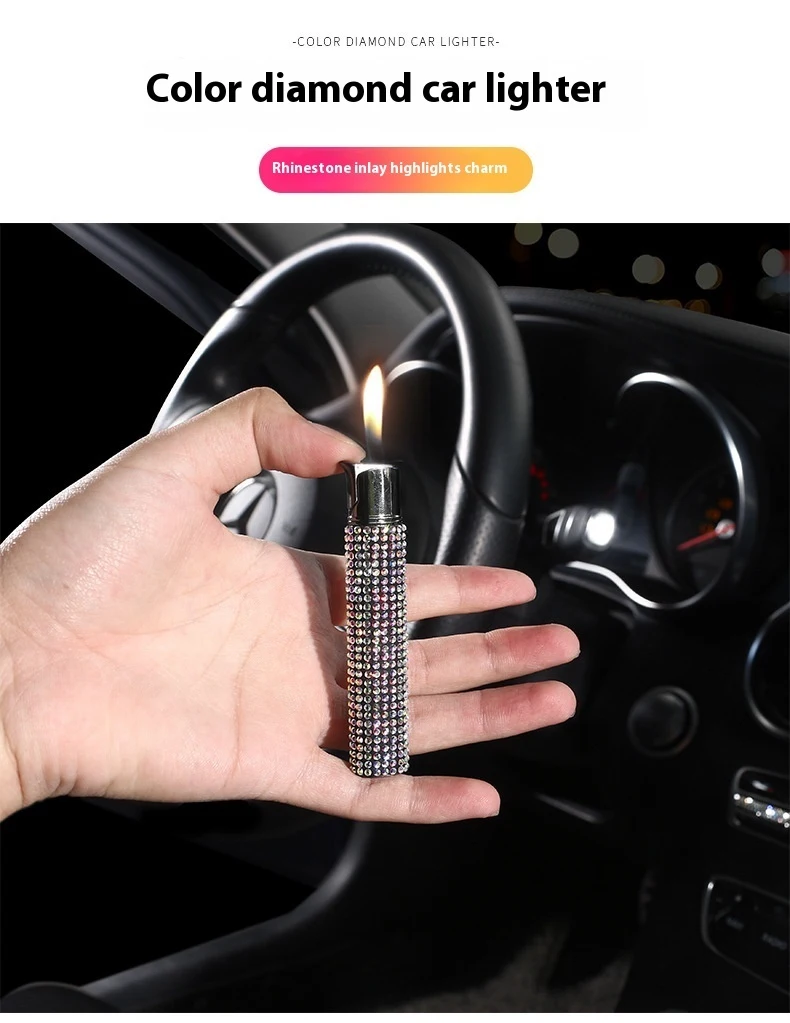 Title 2, Womens Diamond-Embedded Compact Portable Stick...