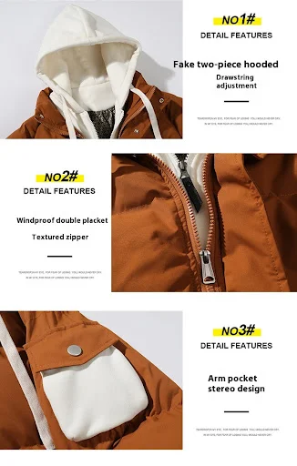 Title 11, Mens Cotton-padded Coat Winter Thicken Thermal...