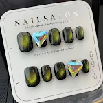 Handmade Real Shot Nail Stickers Fake Removable Finished UV Patch for perfect nails. Easy application, long lasting wear — photo 46