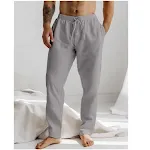 Summer Men's Pants Elastic Waist Breathable Trousers. Comfortable and cool trousers perfect for summer, breathable and l — photo 3